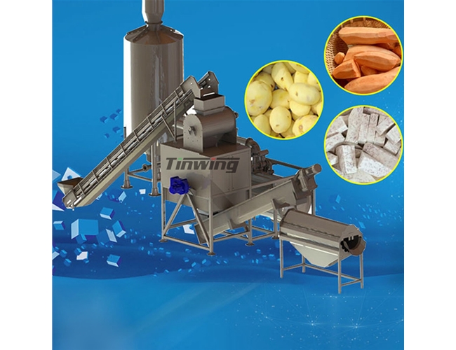 胡蘿卜蒸汽剝皮機(jī)